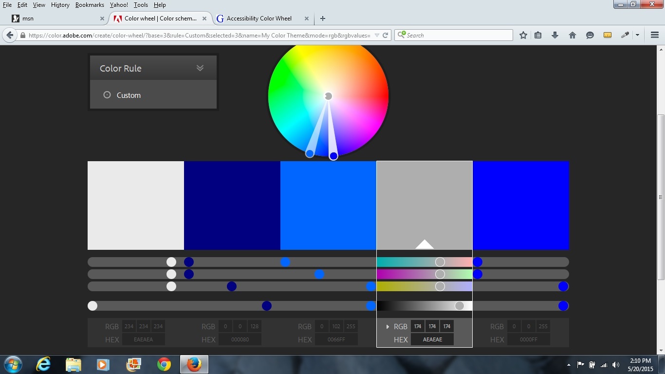 color scheme