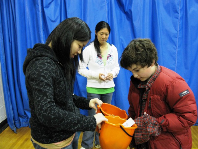 Everest College Students at Hillside Community Center Halloween Party