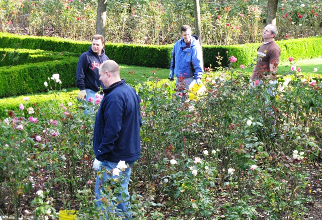 UPS at Peninsula Park Rose Garden