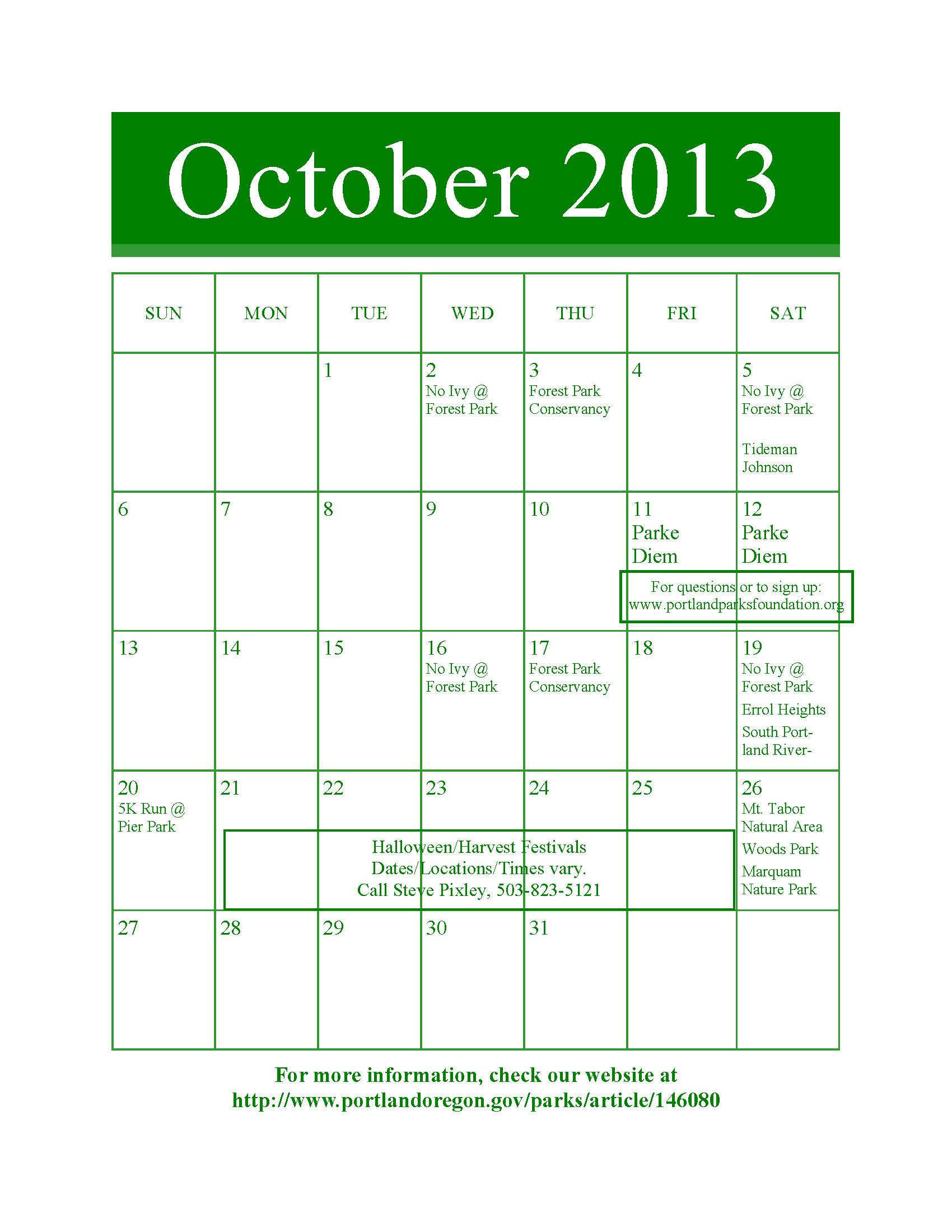 October
